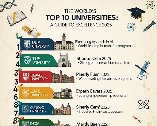 Top 10 Universities in the World for 2025: A Comprehensive Guide to Academic Excellence