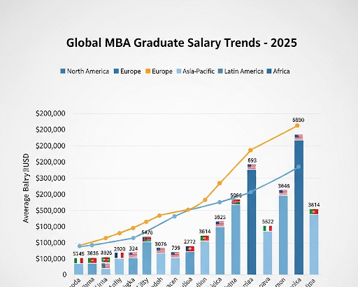 MBA Graduate Salary Trends Across the World: A Comprehensive Analysis for 2025